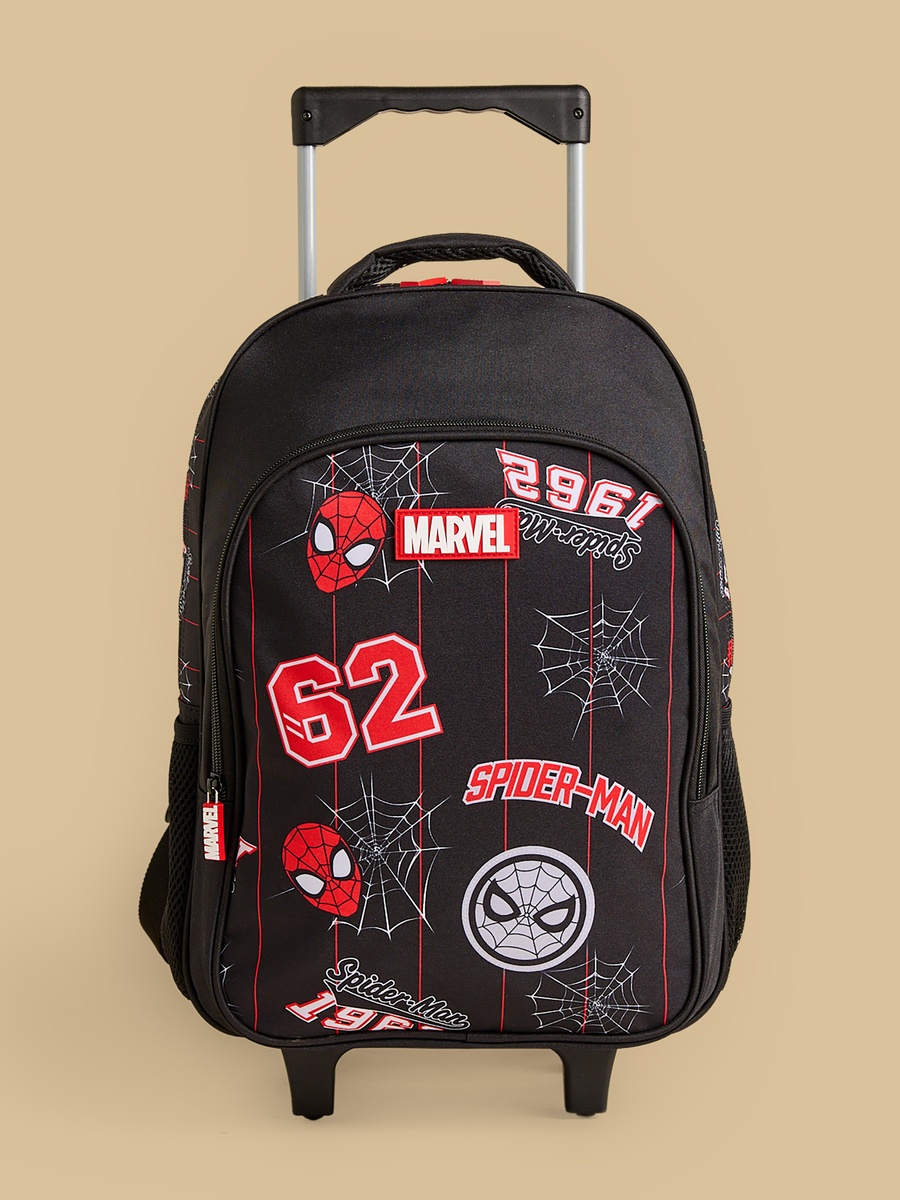 Spider-Man Print 5-Piece Trolley Backpack Set