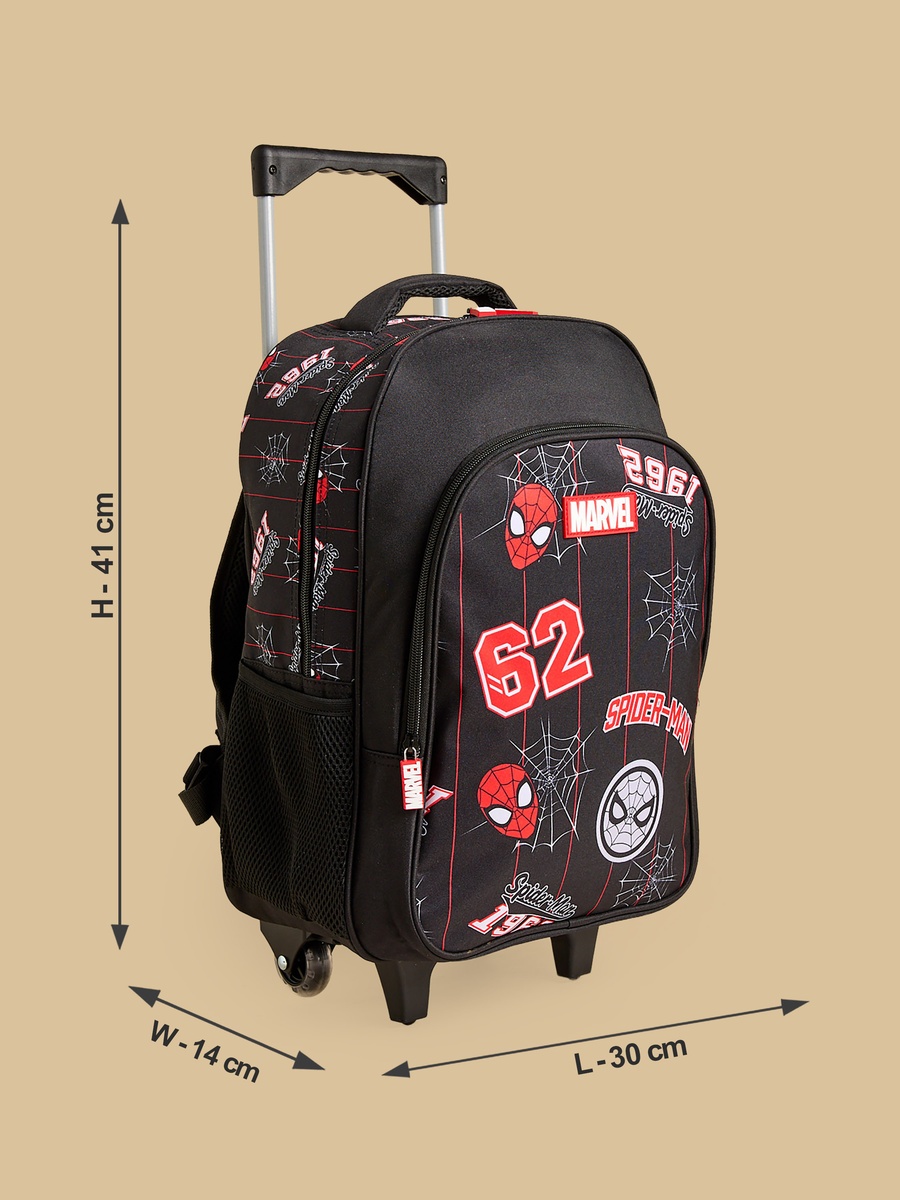 Spider-Man Print 5-Piece Trolley Backpack Set