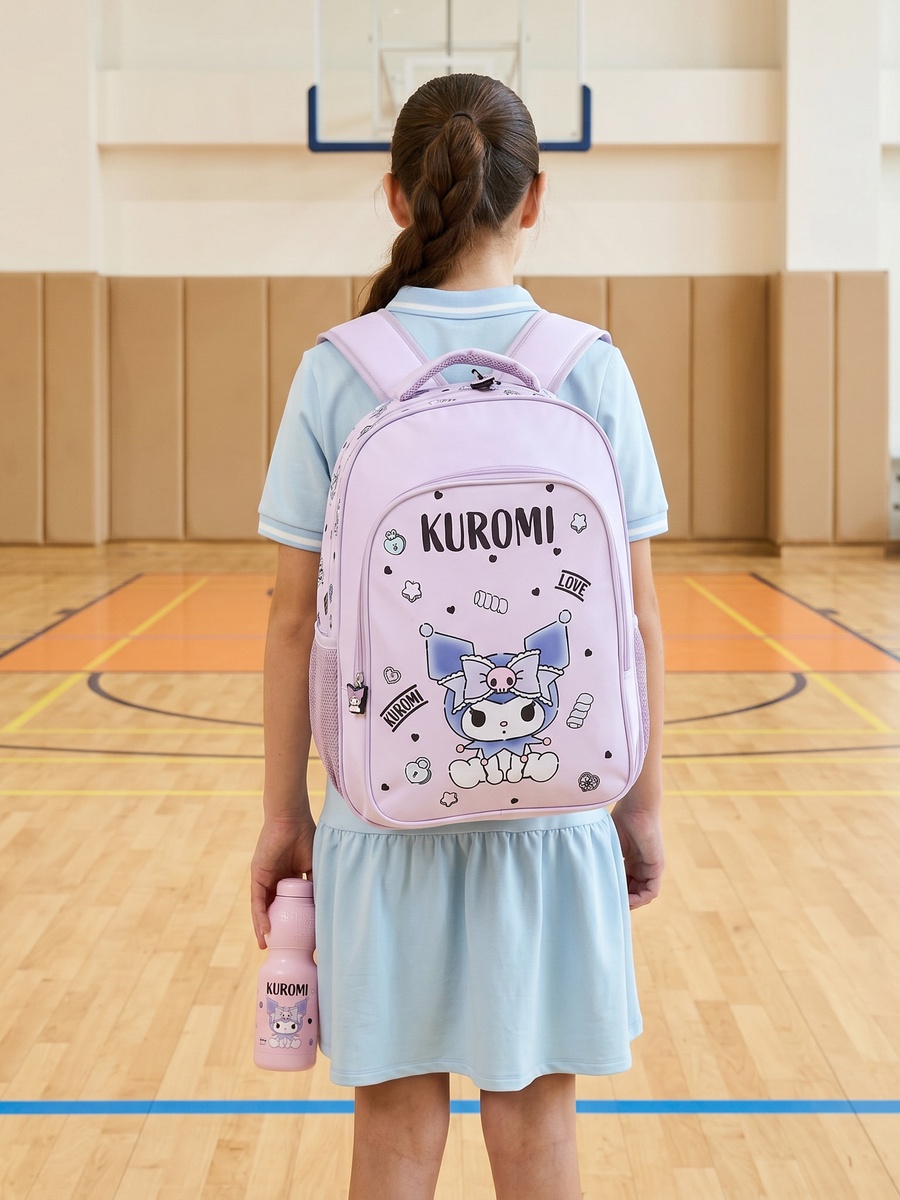 Kuromi Print 5-Piece Backpack Set