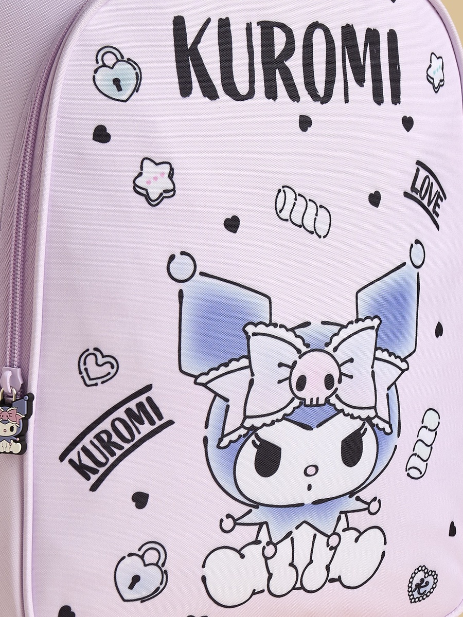 Kuromi Print 5-Piece Backpack Set