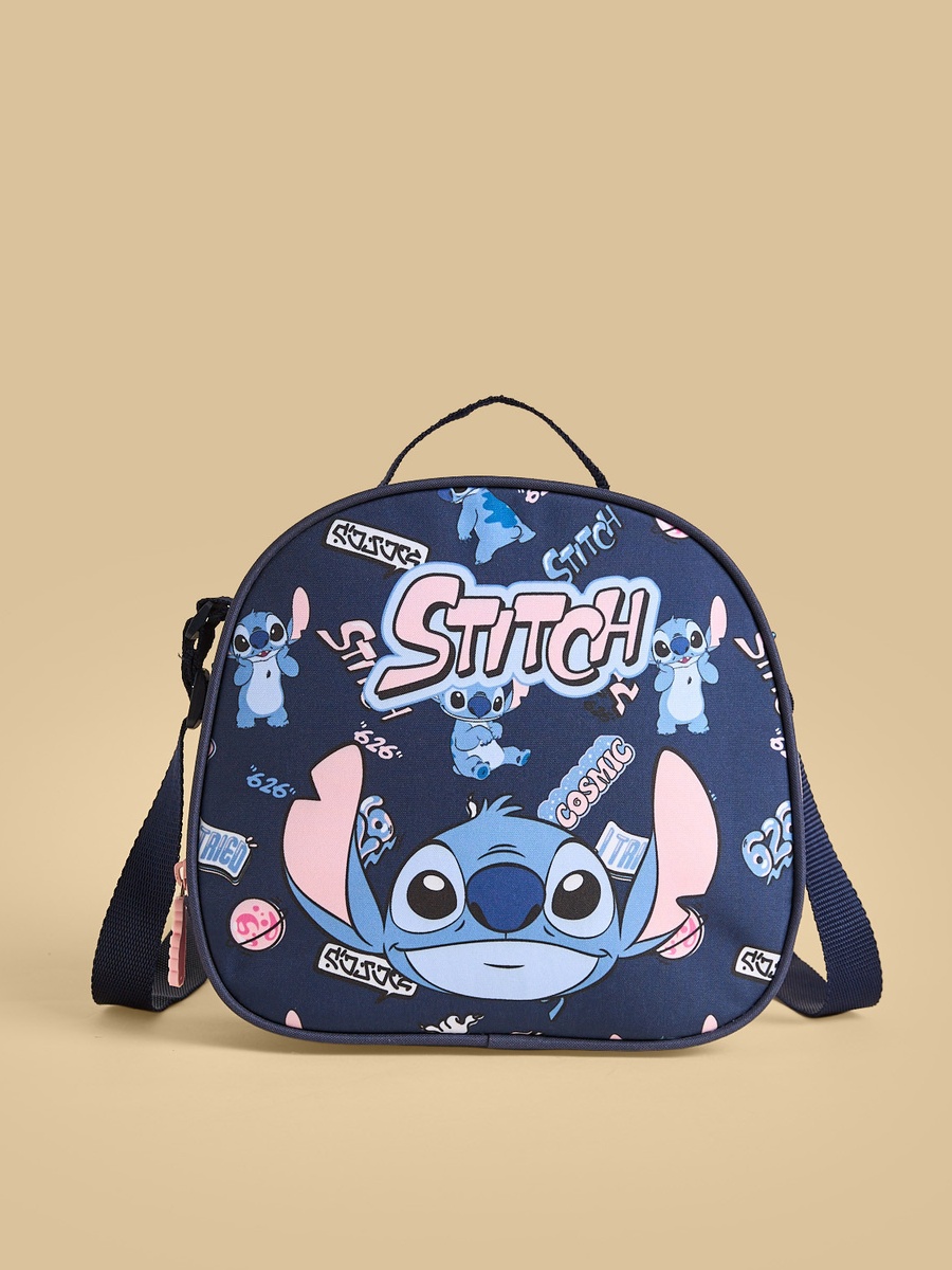 Stitch Print 5-Piece Trolley Backpack Set