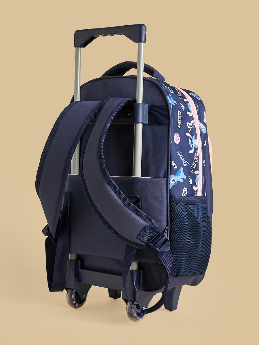 Stitch Print 5-Piece Trolley Backpack Set
