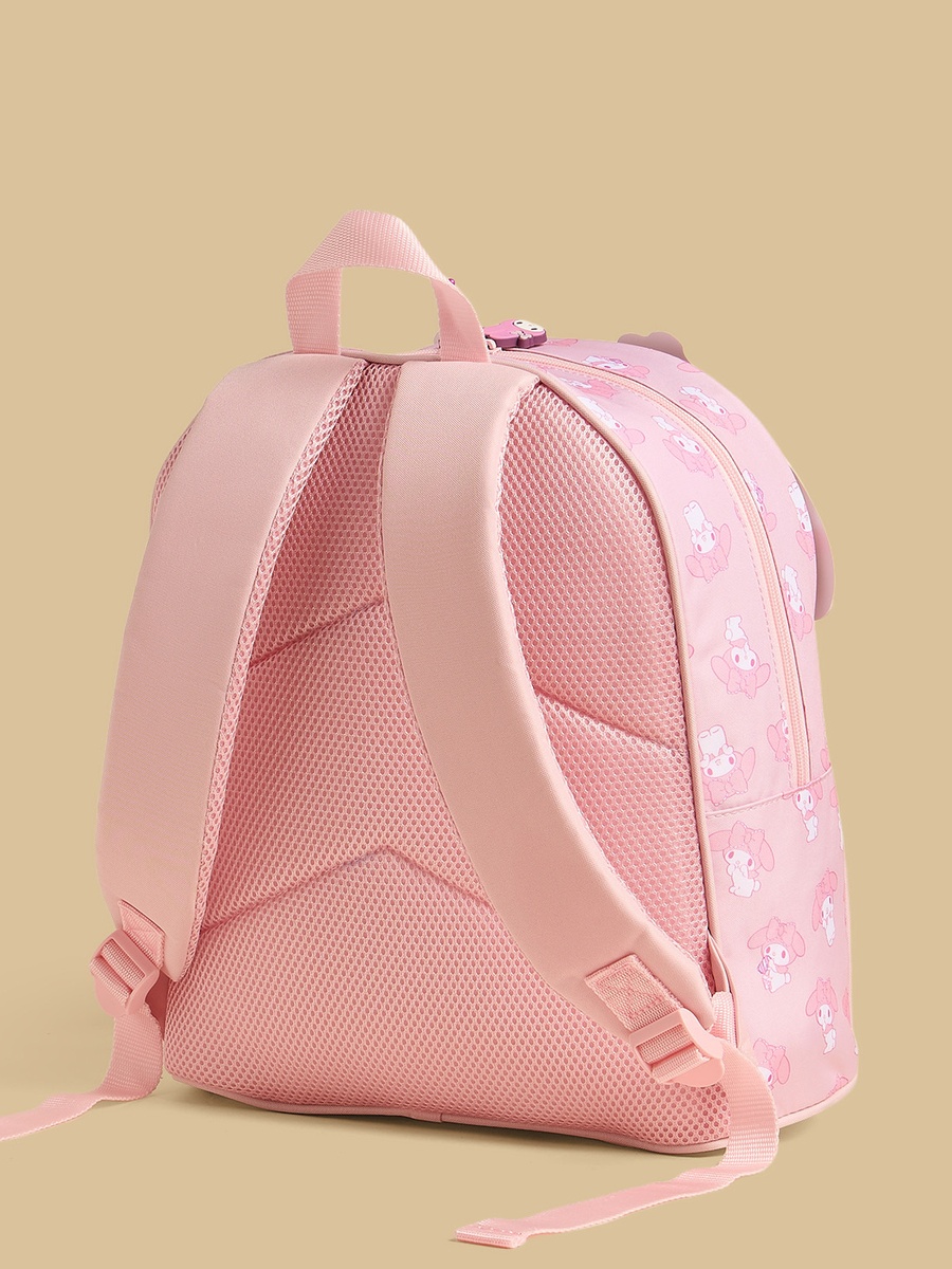 My Melody Print Backpack with Adjustable Straps