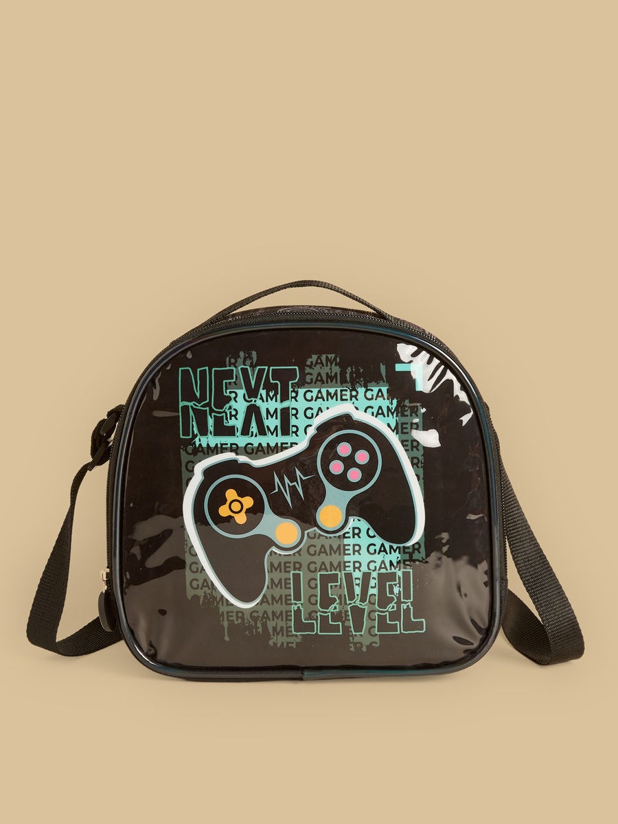 Gamer Print 5-Piece Trolley Backpack Set