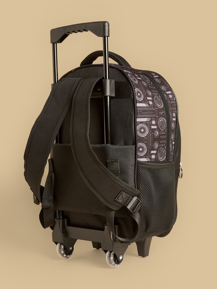 Gamer Print 5-Piece Trolley Backpack Set