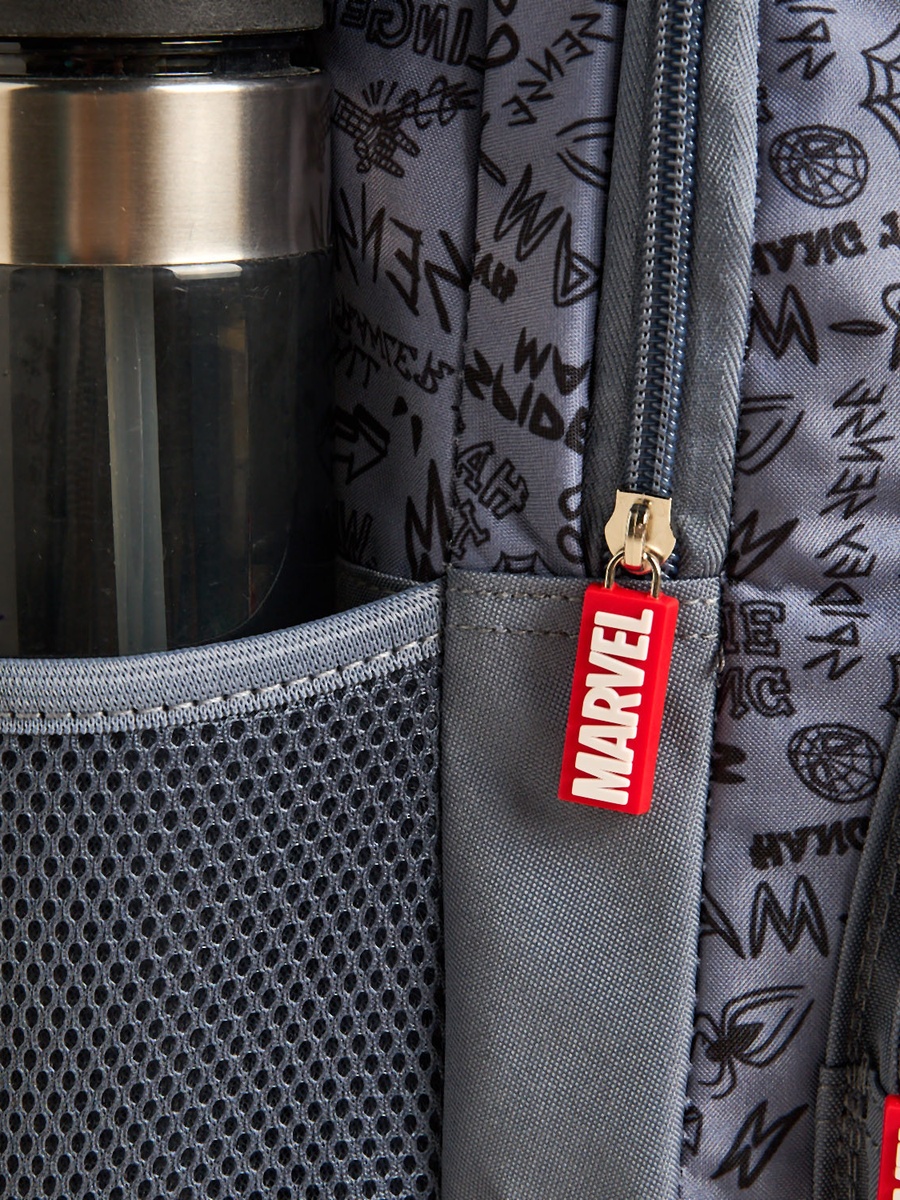 Spider-Man Print Backpack with Adjustable Straps