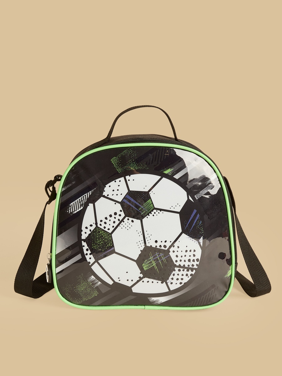 Football Print 5-Piece Trolley Bag Set