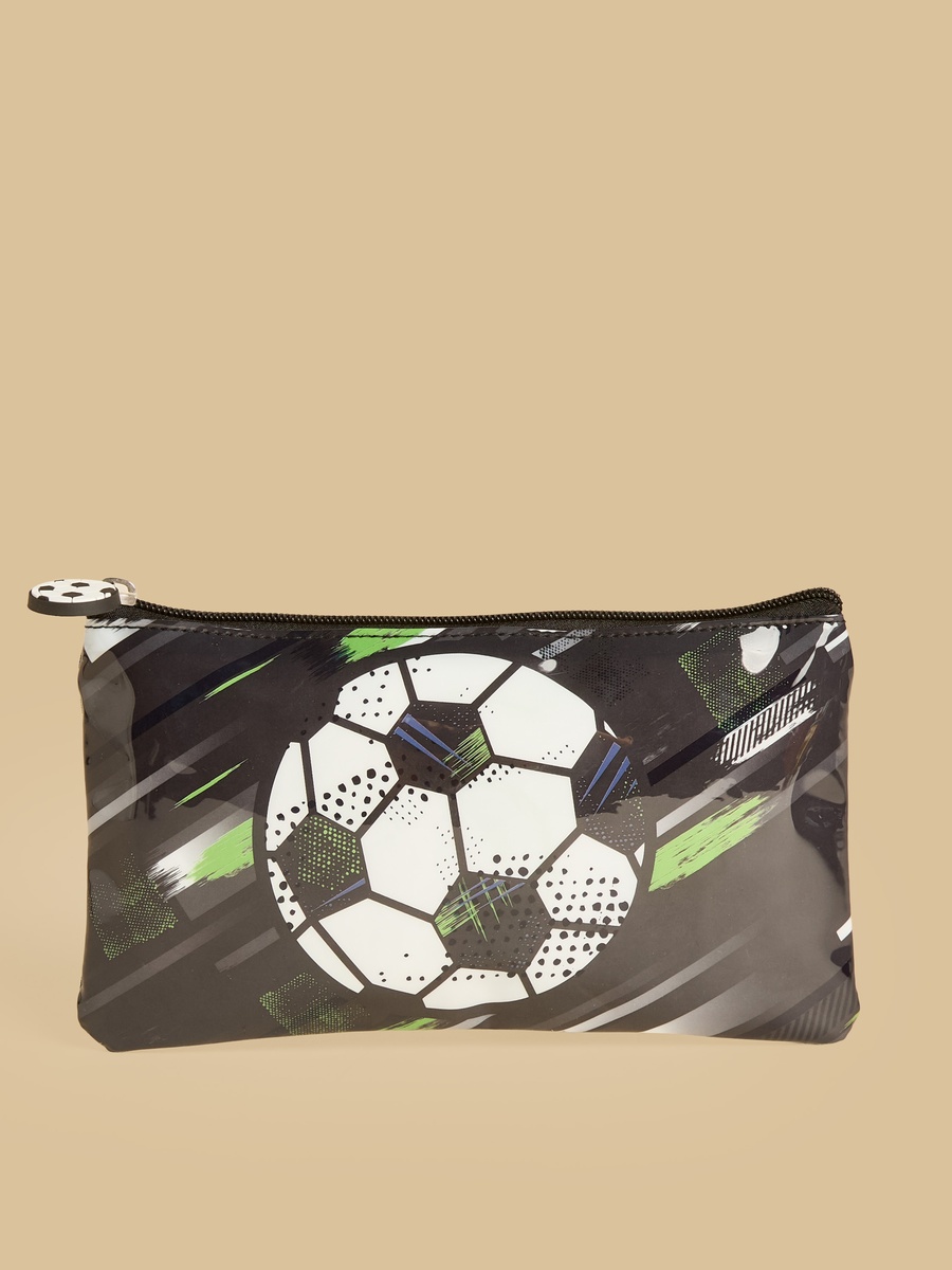 Football Print 5-Piece Trolley Bag Set
