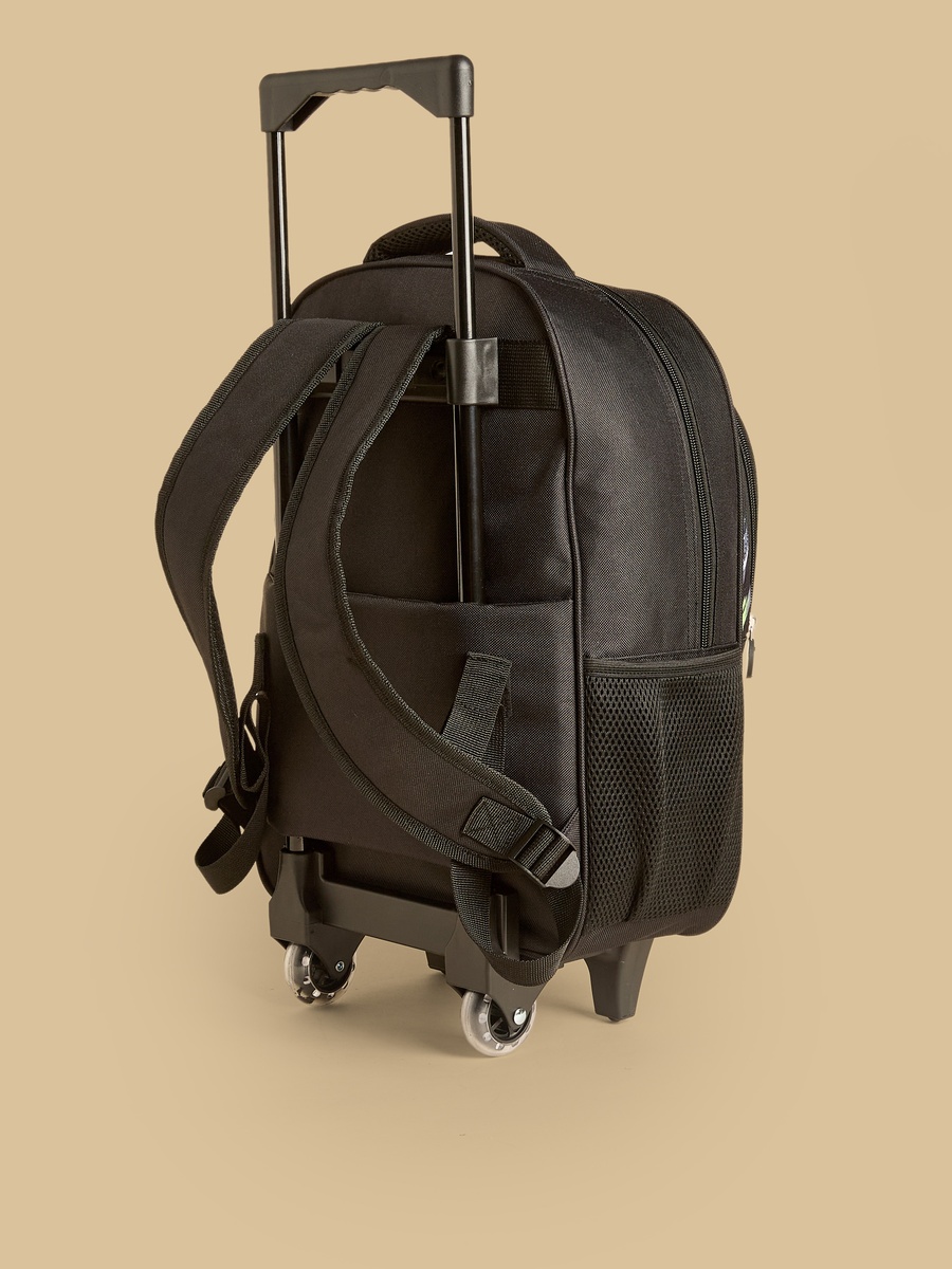Football Print 5-Piece Trolley Bag Set
