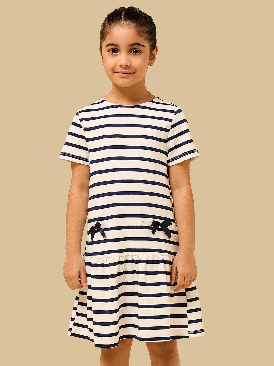 Striped Drop Waist Dress