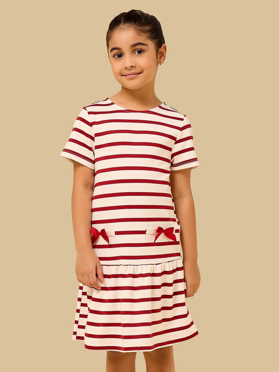 Striped Drop Waist Dress