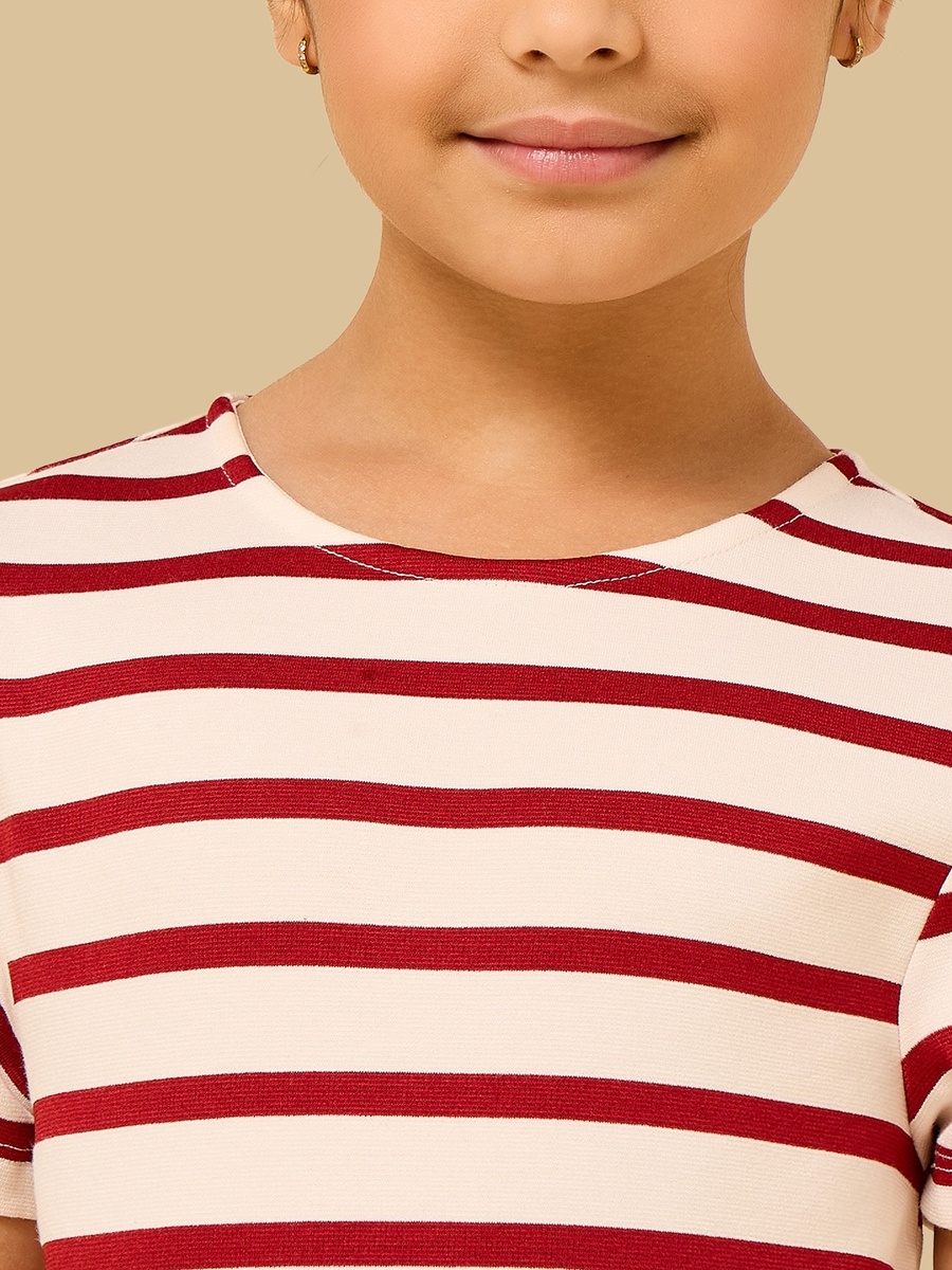 Striped Drop Waist Dress