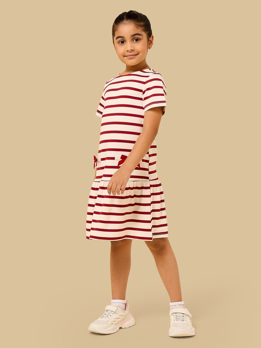 Striped Drop Waist Dress