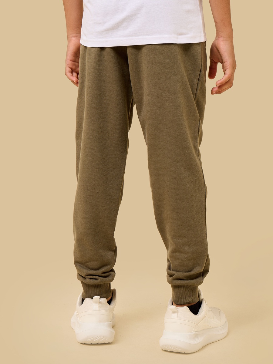 Drawstring Waistband Cotton Joggers