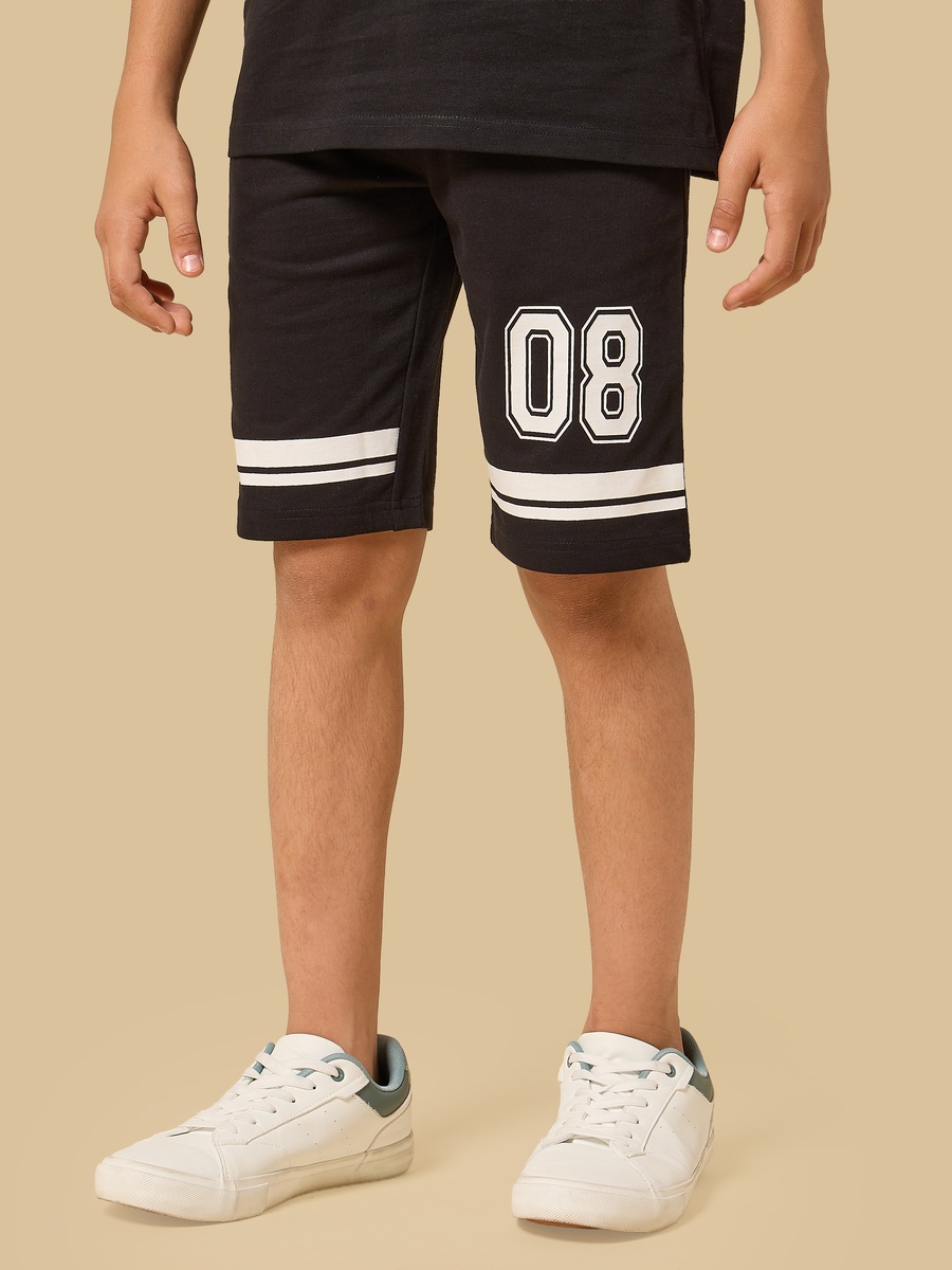 New York Print T-Shirt and Shorts Set