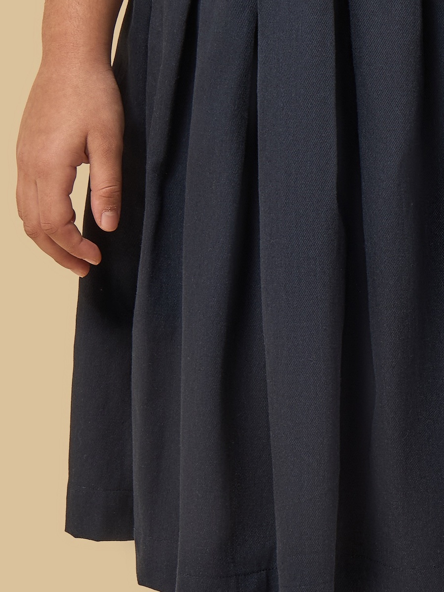 Pleated Pinafore and Shirt Set