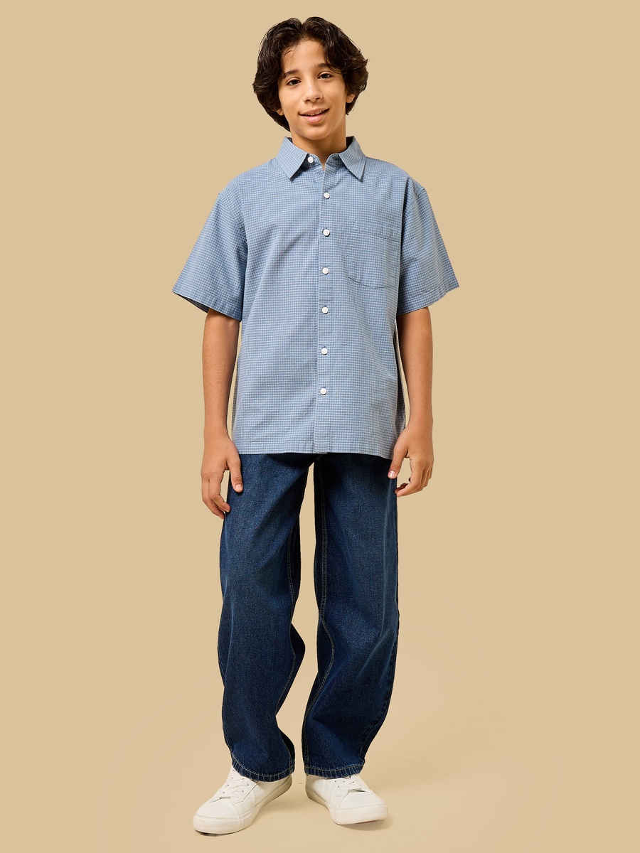 Checked Cotton Shirt