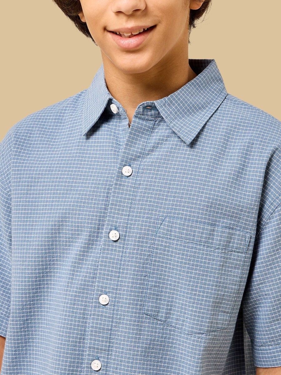 Checked Cotton Shirt