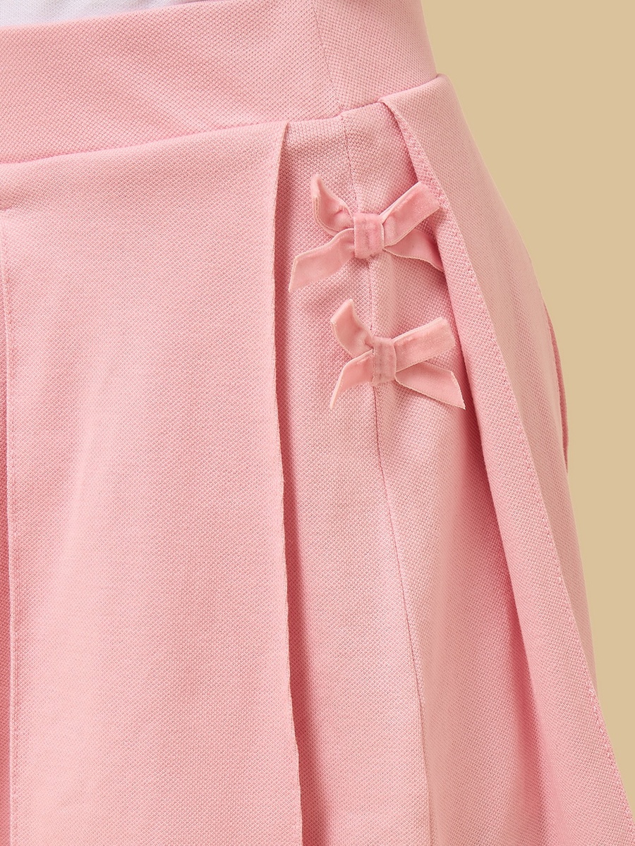 Pleated Cotton Skirt