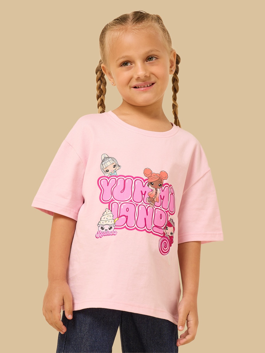Yummiland Print Cotton Oversized T-Shirt