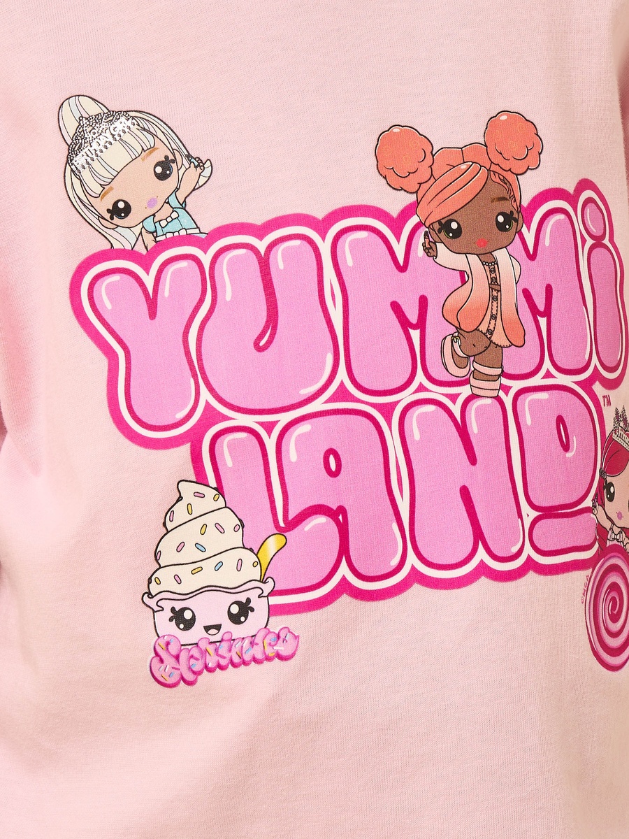 Yummiland Print Cotton Oversized T-Shirt
