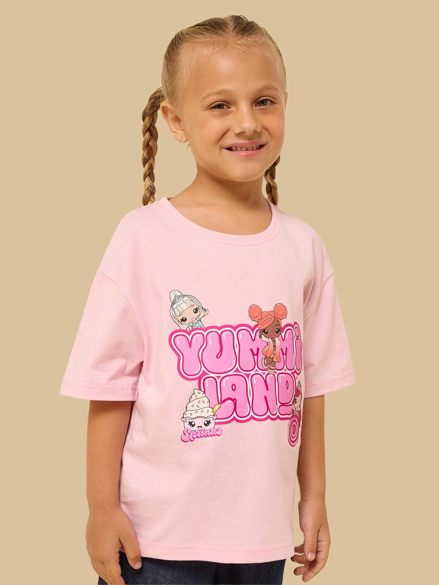 Yummiland Print Cotton Oversized T-Shirt
