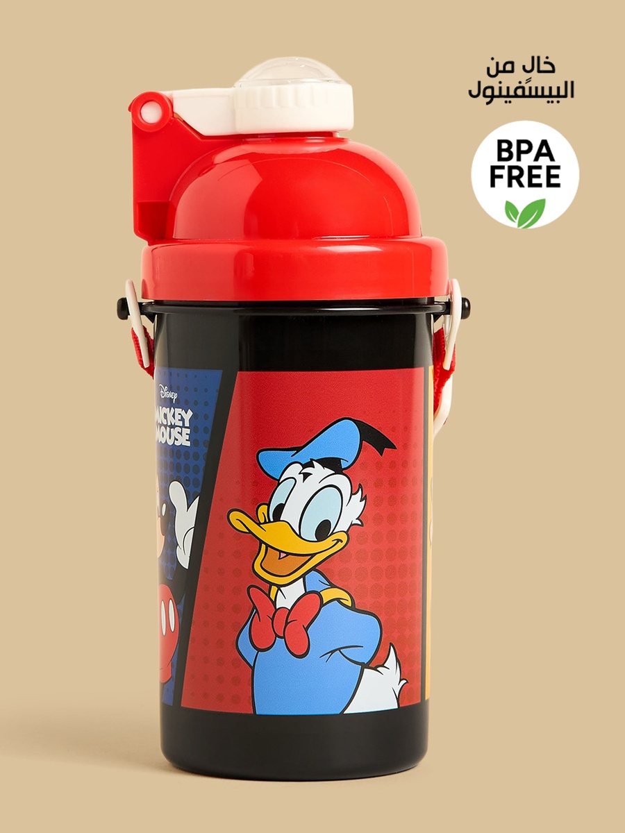Donald Duck Print Water Bottle - 600 ml