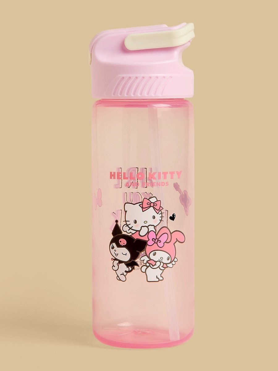 Hello Kitty and Friends Print Water Bottle - 600 ml