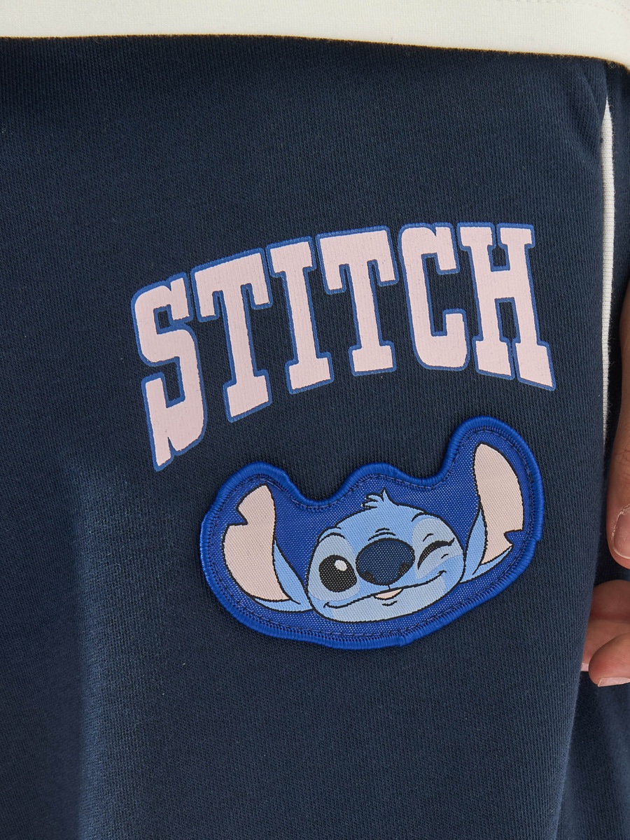Stitch Applique Wide Leg Pants