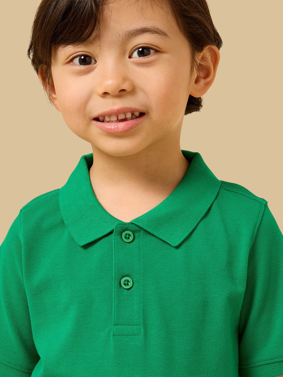 Textured Cotton Polo T-Shirt