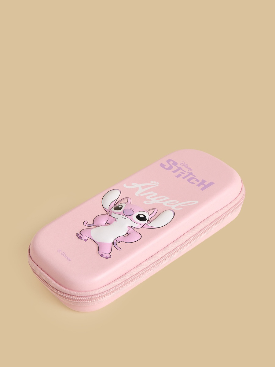 Angel Applique Pencil Case with Zip Closure