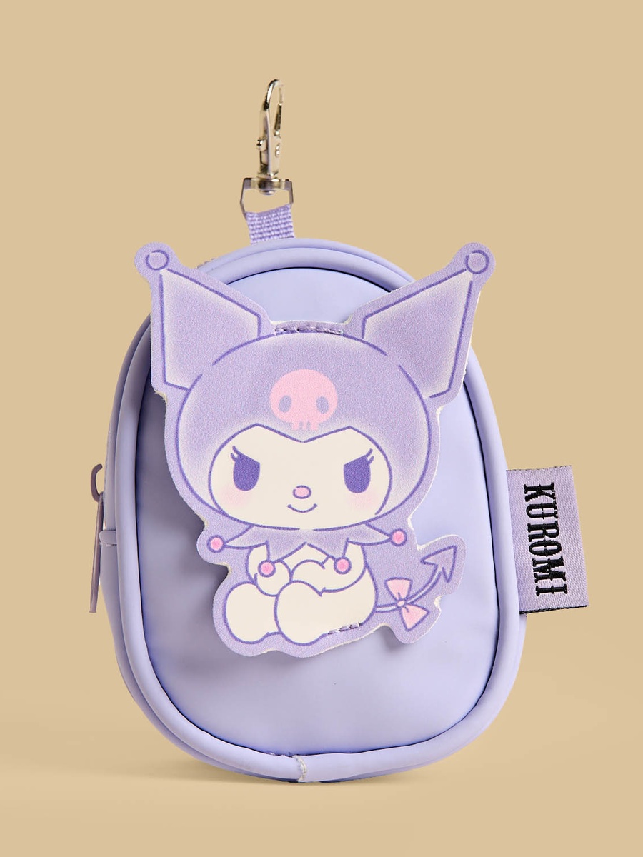 Kuromi Applique Pouch Bag Charm