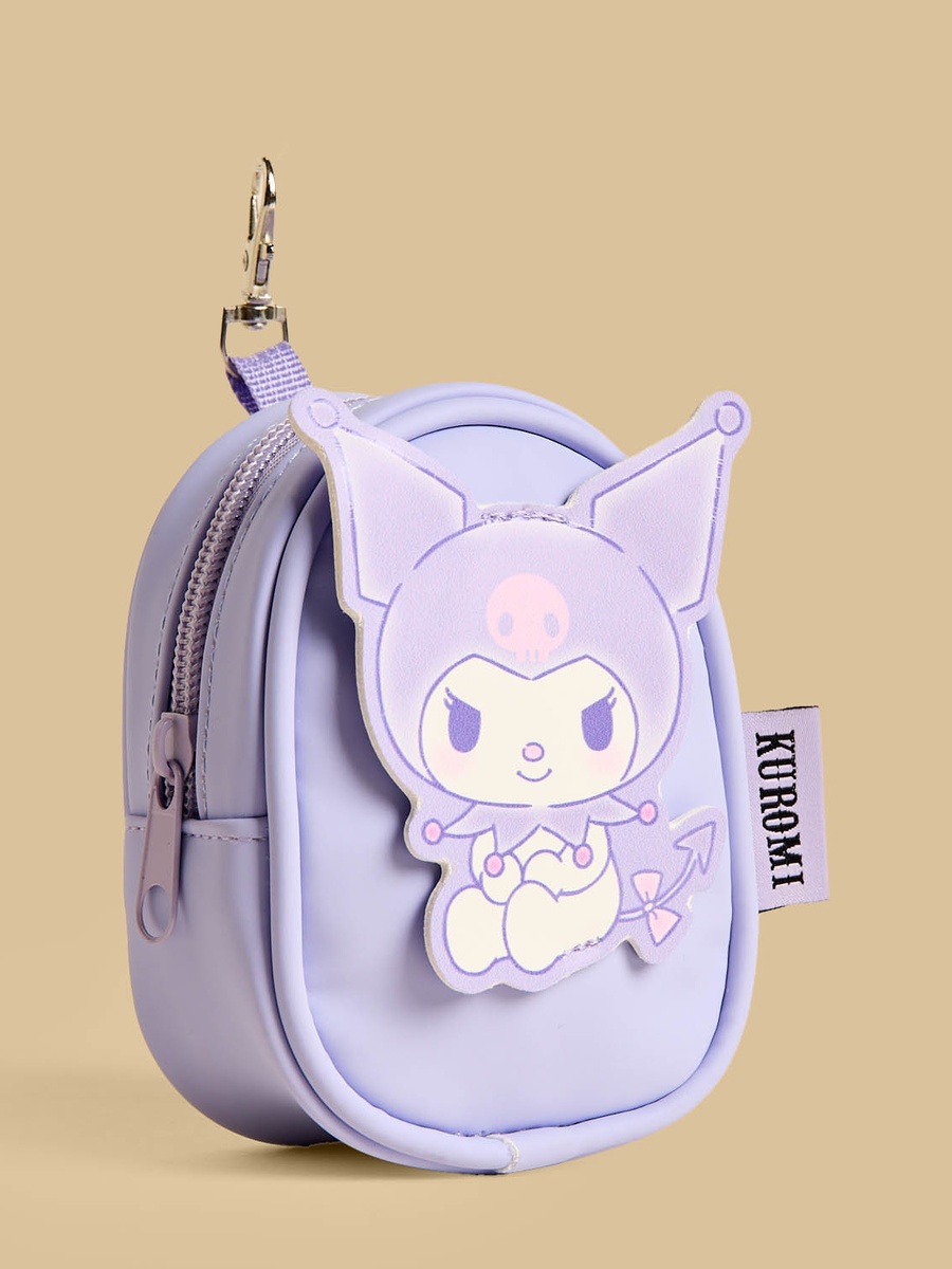 Kuromi Applique Pouch Bag Charm
