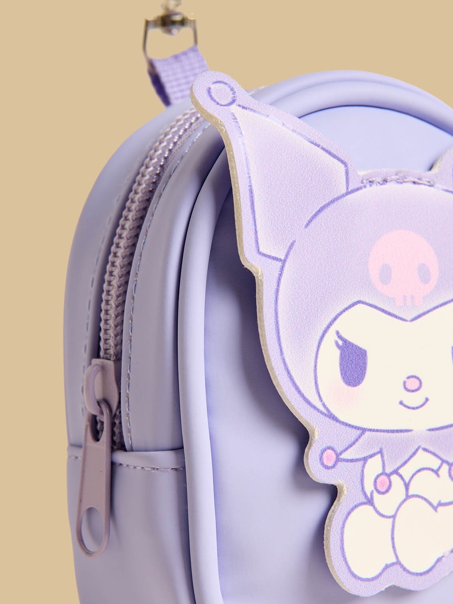 Kuromi Applique Pouch Bag Charm