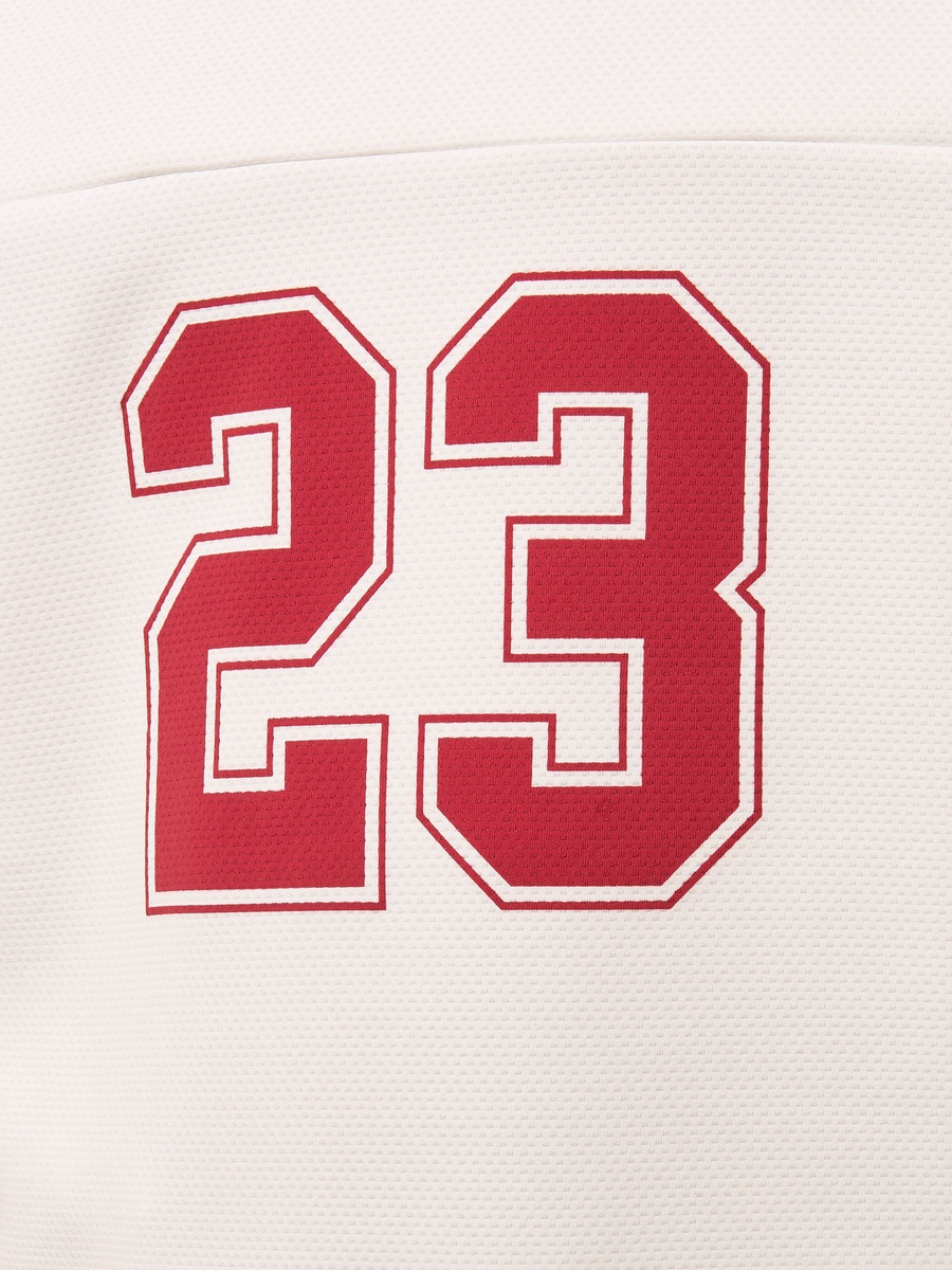 Varsity Print Mesh T-Shirt
