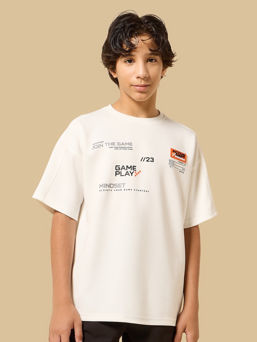 Game Rubber Print Cotton T-Shirt