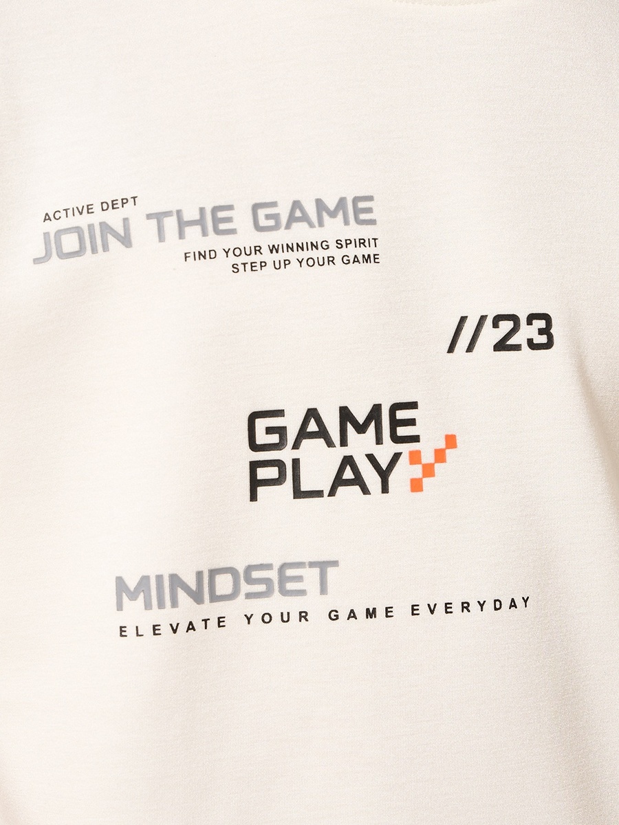 Game Rubber Print Cotton T-Shirt