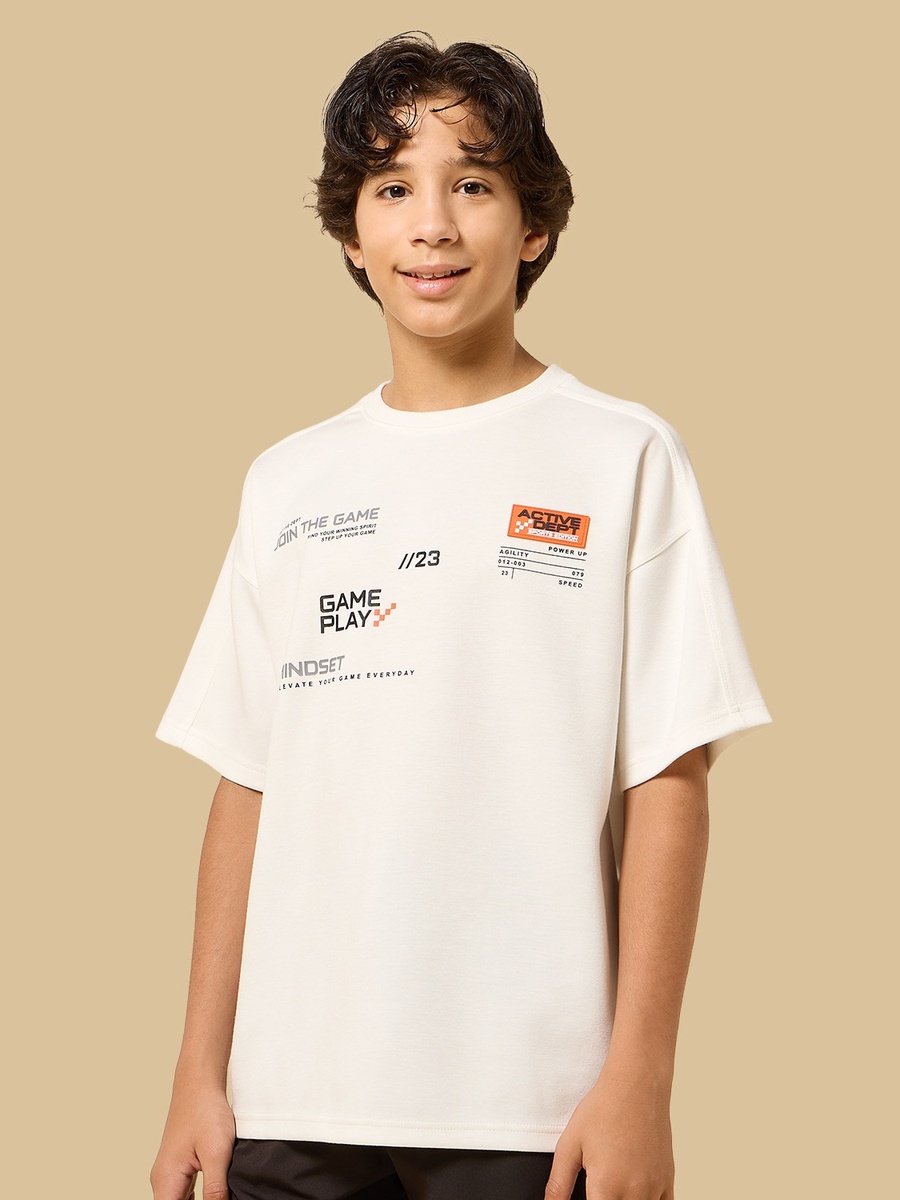 Game Rubber Print Cotton T-Shirt