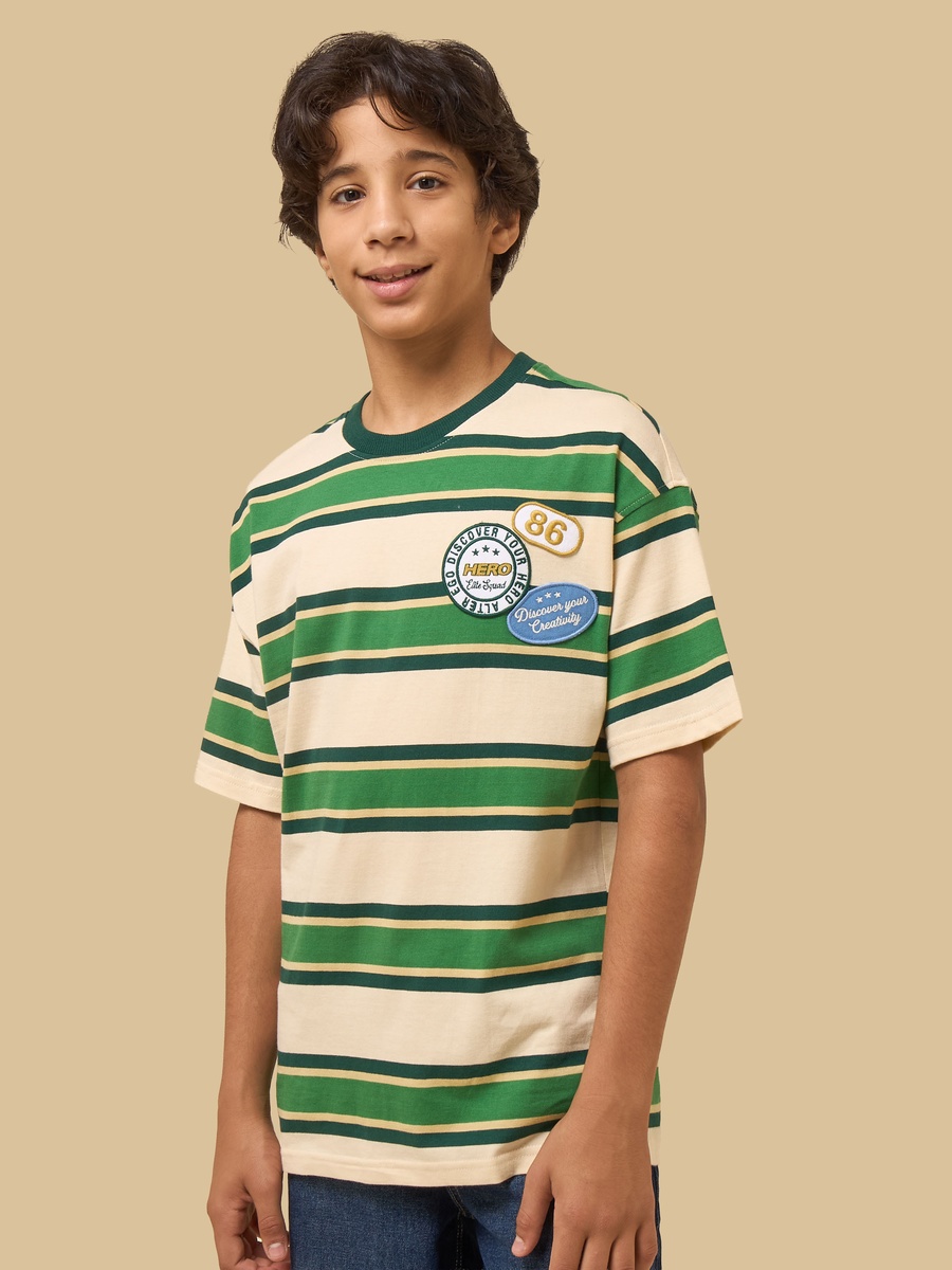 Striped Cotton T-Shirt