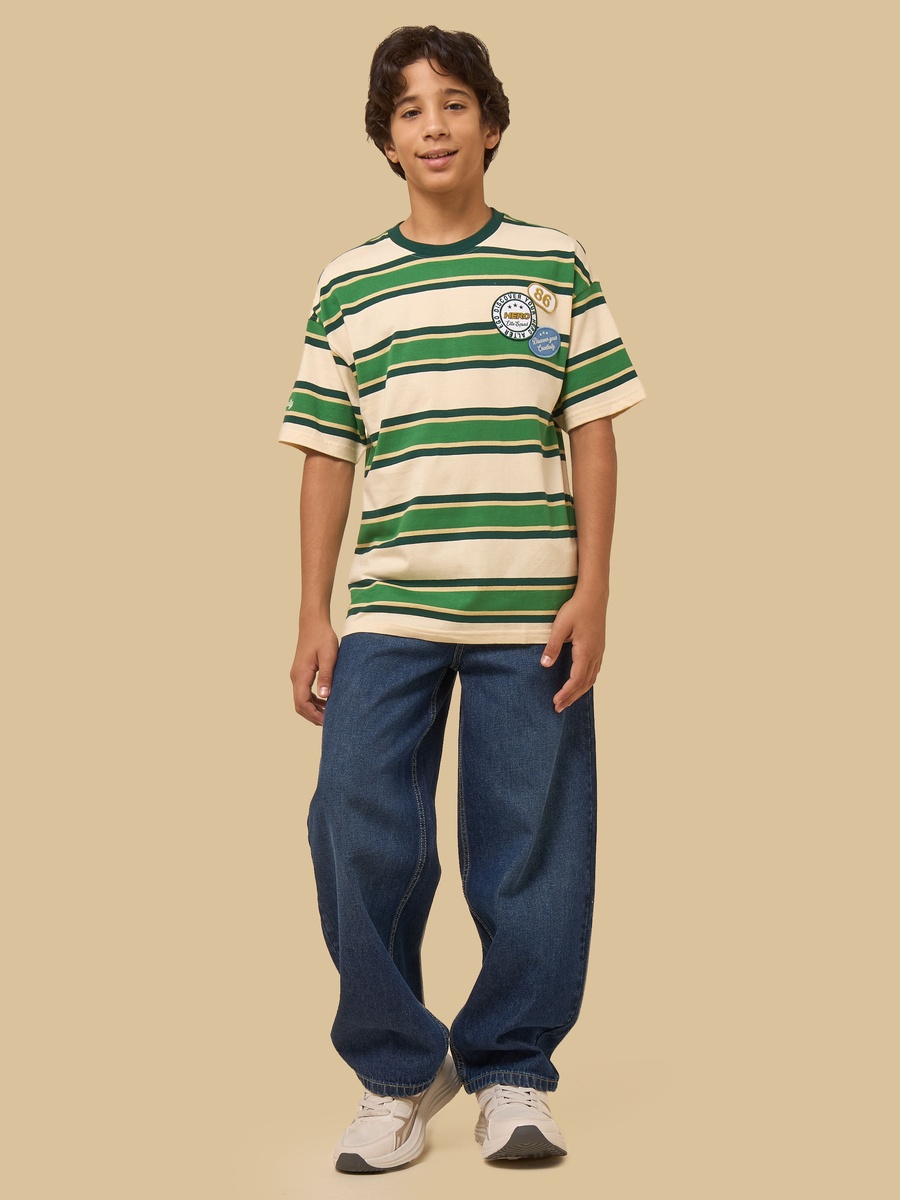 Striped Cotton T-Shirt