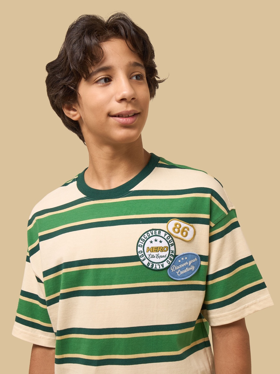 Striped Cotton T-Shirt
