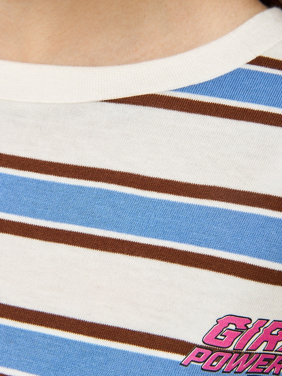 Striped Oversized Cotton T-Shirt