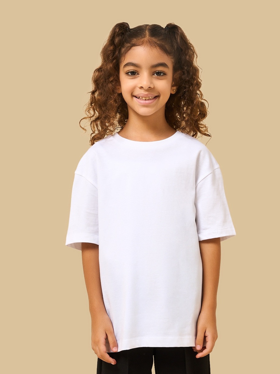Pack of 2 - Plain Cotton Oversized T-Shirt