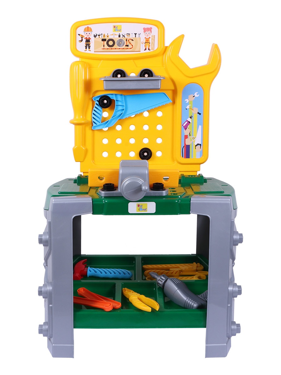 33-Pieces Construction Workbench Set