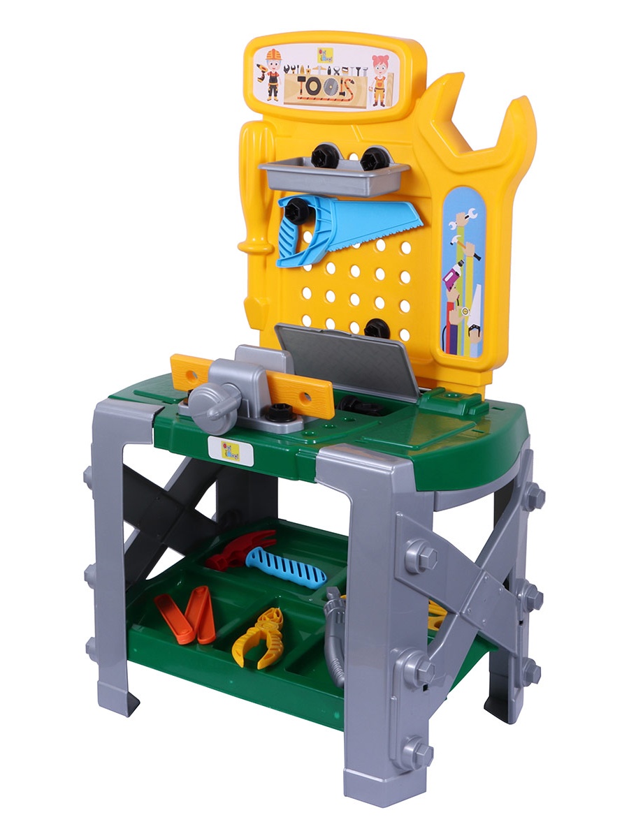 33-Pieces Construction Workbench Set