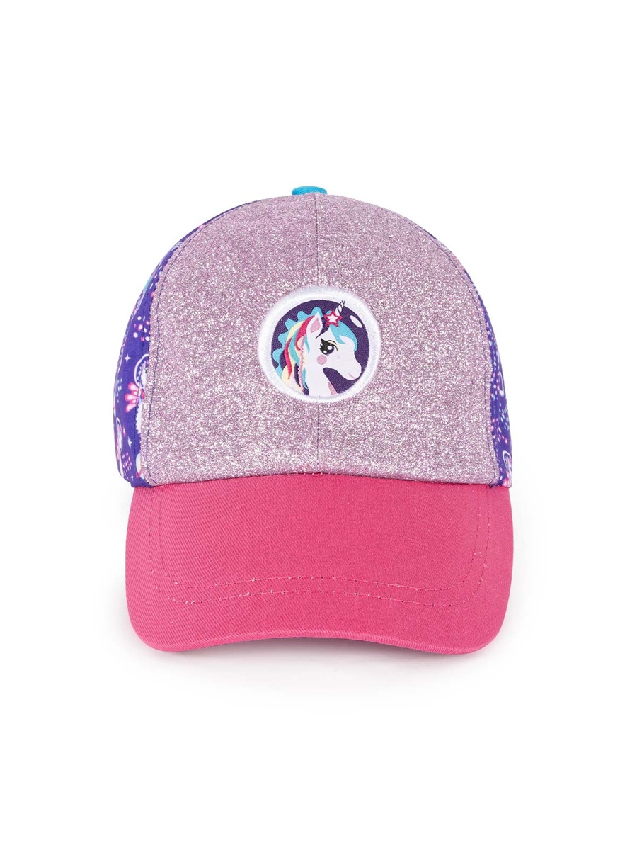 Girls Unicorn Themed Glittery Cap