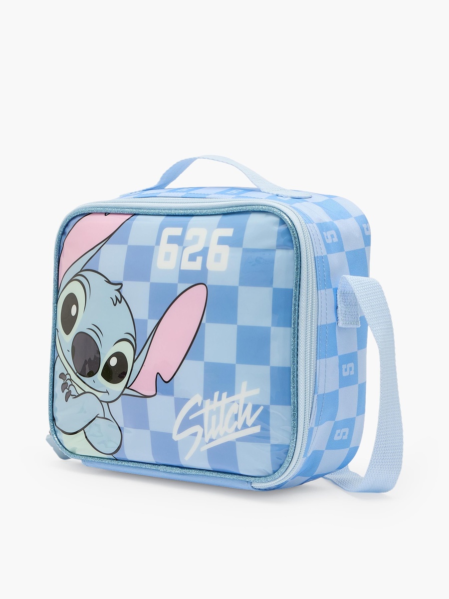Stitch Print 3-Piece School Trolley Bag Set with Lunch Bag - 16 inches