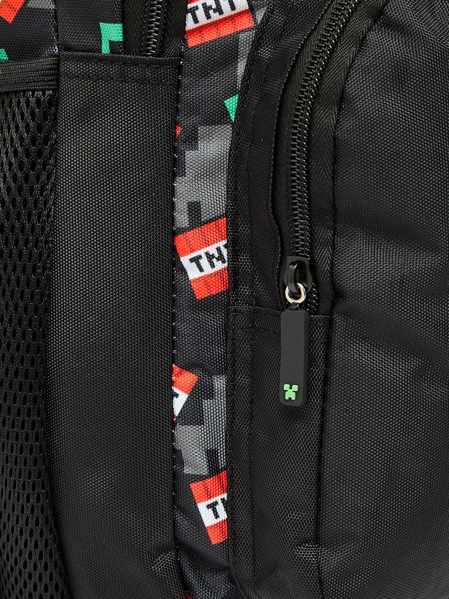 Microsoft Mojang Studios Printed Backpack with Laptop Compartment - 17 inches