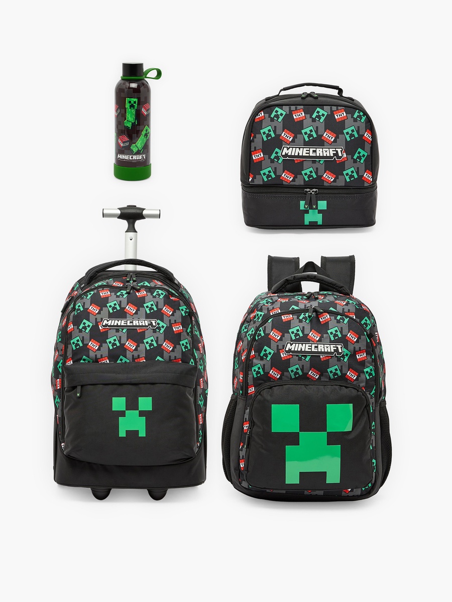 Microsoft Mojang Studios Printed Backpack with Laptop Compartment - 17 inches
