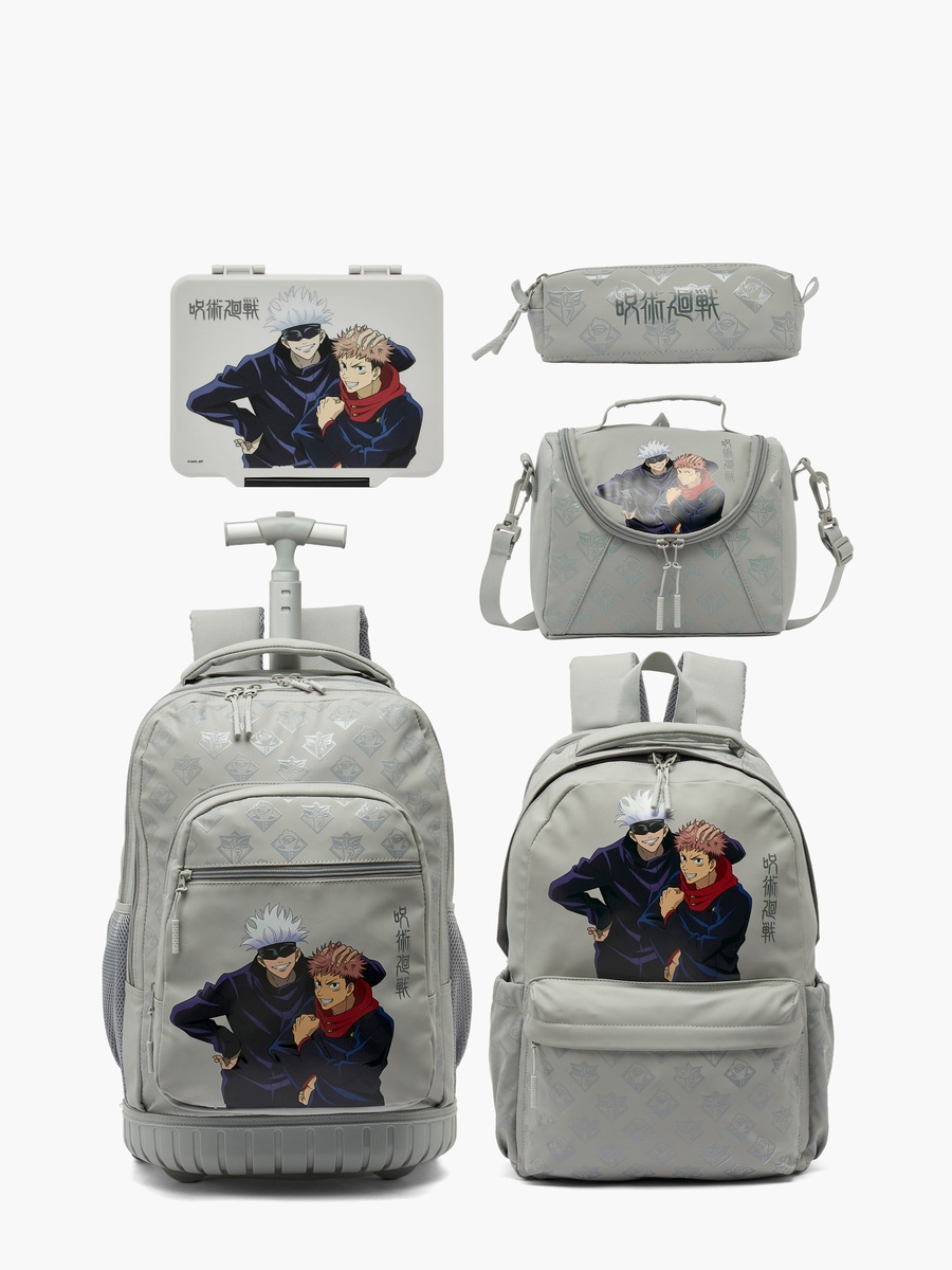 Printed Trolley Bag Retractable Handle - 16 inches